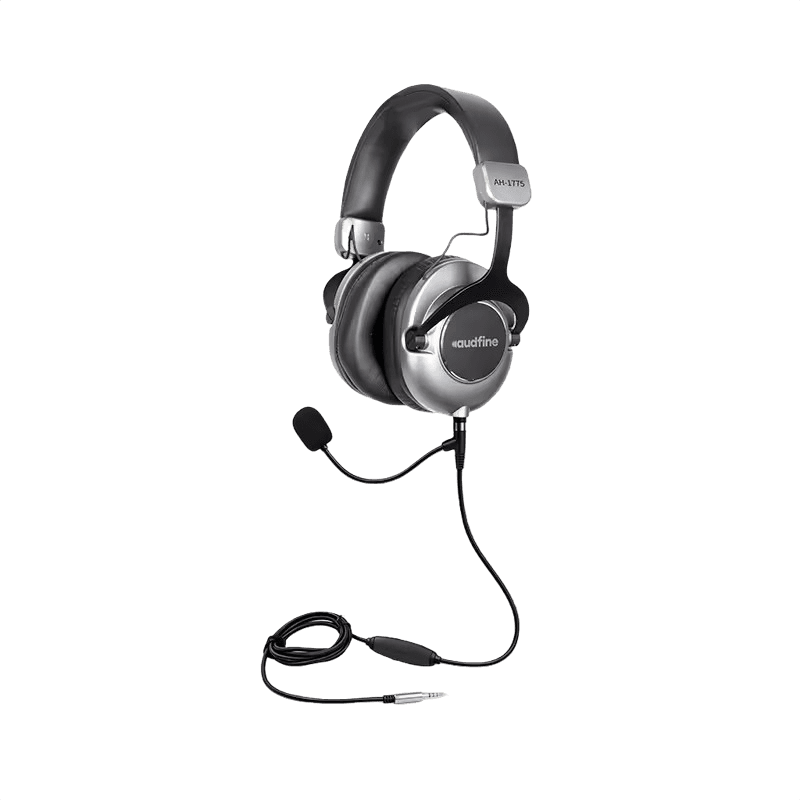 Fones de ouvido circum-aurais para monitoramento de estúdio e gravação.